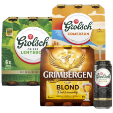 Grolsch kanon, lentebok, zomerzon of Grimbergen